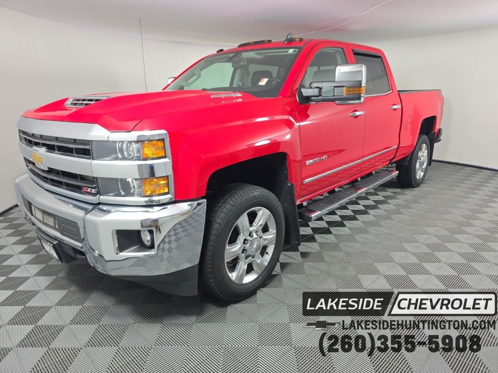 Red Hot 2019 Chevrolet Silverado 2500HD Pickup Truck Four-Wheel Drive 6-Speed Automatic