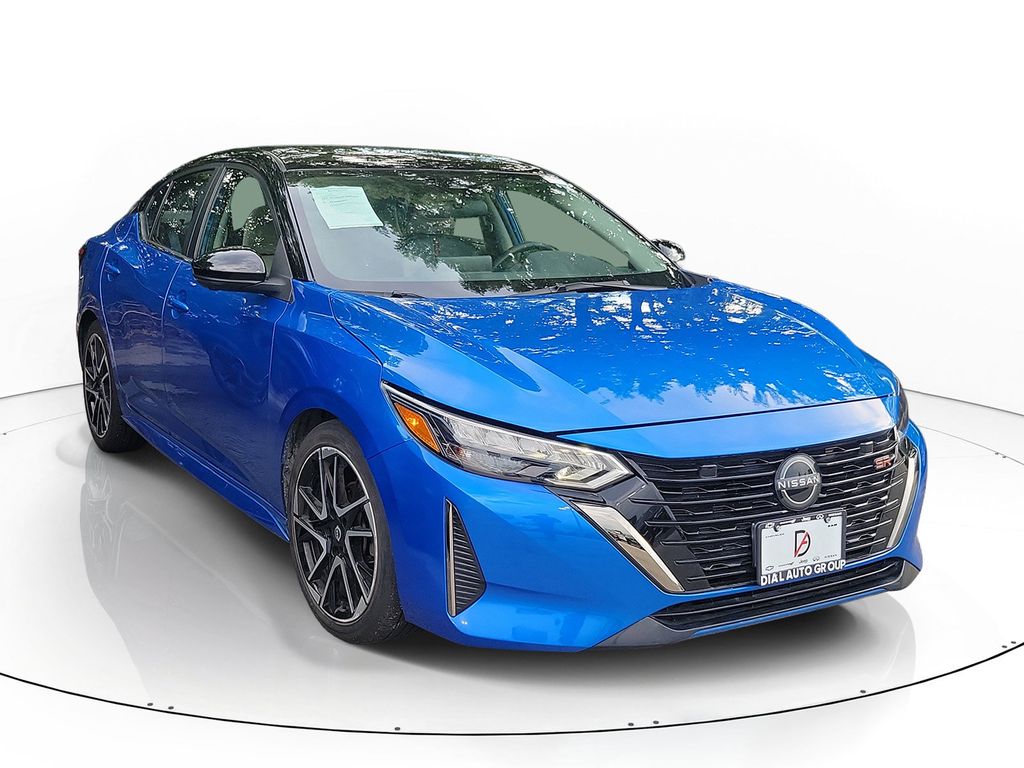 Electric Blue Metallic/Super Black 2024 Nissan Sentra Sedan Front-Wheel Drive Continuously Variable Transmission