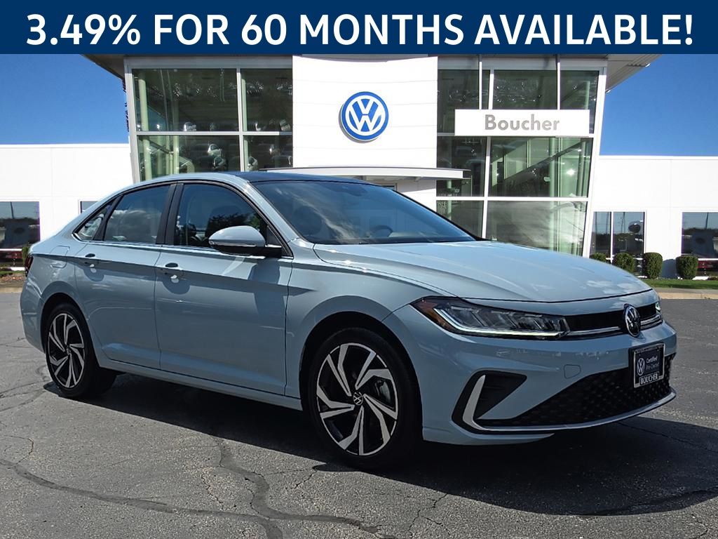 Monument Gray 2025 Volkswagen Jetta SEL FWD Sedan Front-Wheel Drive 8-Speed Automatic