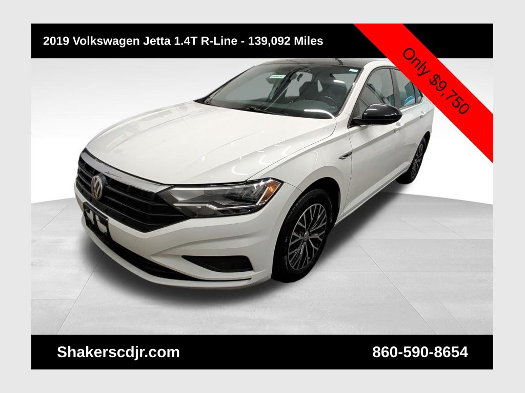 Pure White 2019 Volkswagen Jetta Sedan Front-Wheel Drive 8-Speed Automatic