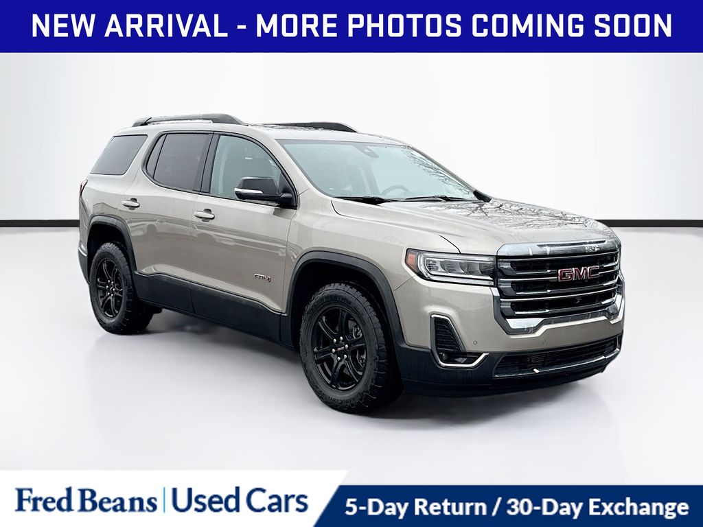 Light Stone Metallic 2022 GMC Acadia AT4 AWD SUV / Crossover Four-Wheel Drive 9-Speed Automatic
