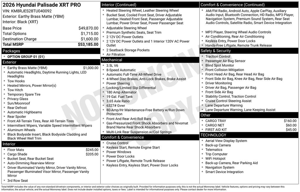 New 2026 Brown Hyundai XRT Pro image 24