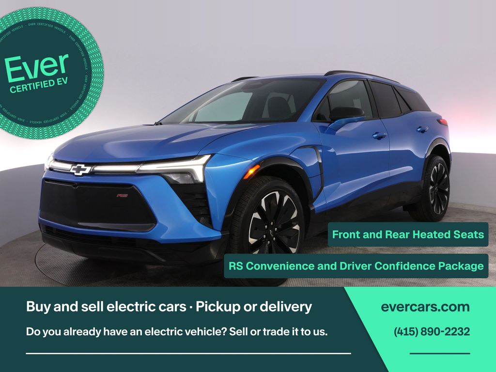 Riptide Blue Metallic 2024 Chevrolet Blazer EV RS eAWD SUV / Crossover All-Wheel Drive 1-Speed Automatic