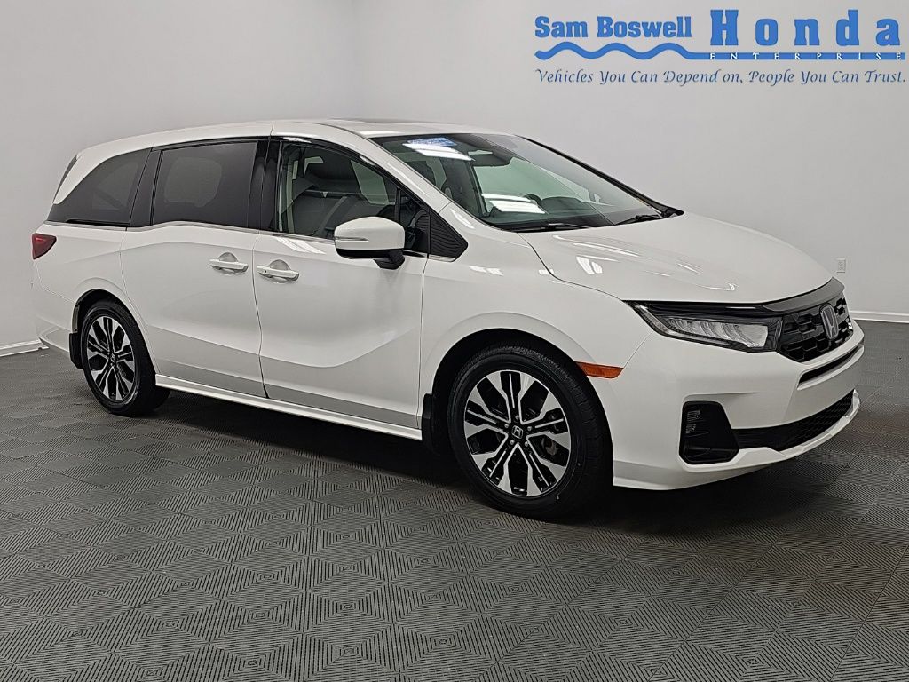 Platinum White Pearl 2025 Honda Odyssey Minivan Front-Wheel Drive Automatic