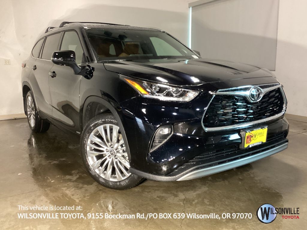 Midnight Black 2026 Toyota Highlander Hybrid SUV / Crossover All-Wheel Drive Continuously Variable Transmission