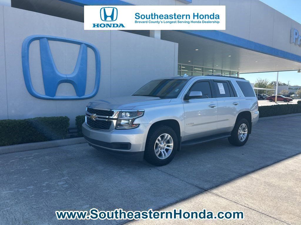 Silver Ice Metallic 2019 Chevrolet Tahoe LT RWD SUV / Crossover 4X2 6-Speed Automatic Overdrive