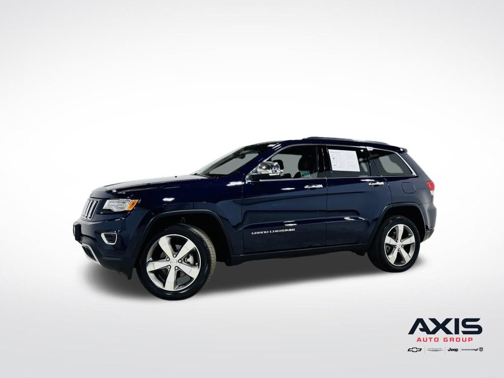 True Blue Pearlcoat 2016 Jeep Grand Cherokee SUV / Crossover Four-Wheel Drive 8-Speed Automatic