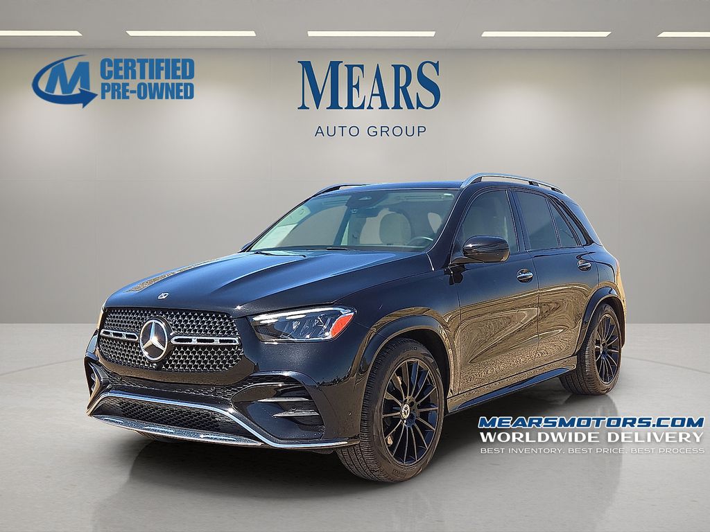 Obsidian Black Metallic 2024 Mercedes-Benz GLE 350 4MATIC SUV / Crossover All-Wheel Drive 9-Speed Automatic
