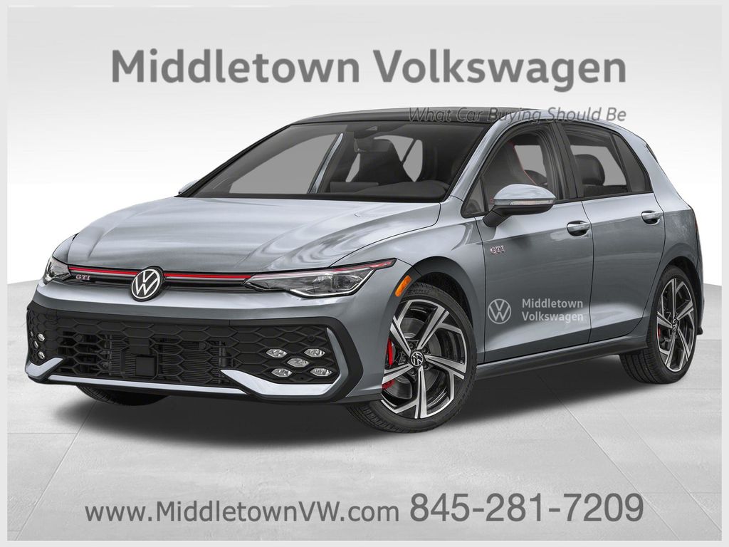 Alpine Silver 2026 Volkswagen Golf GTI Hatchback Front-Wheel Drive 7-Speed Dual Clutch