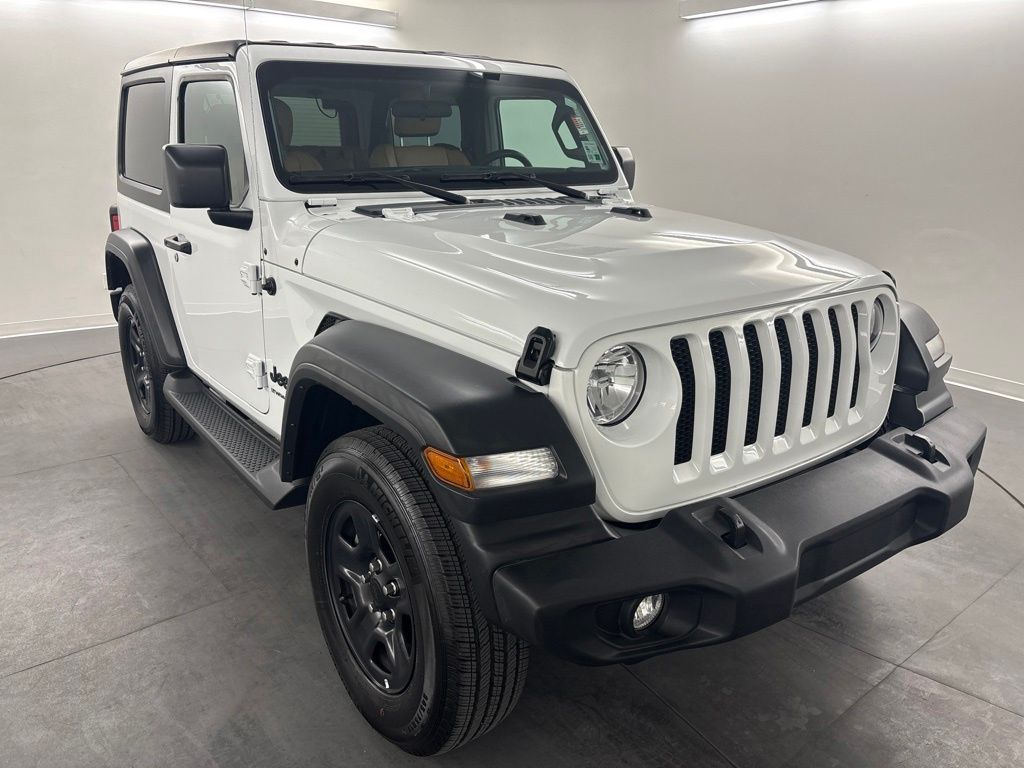 Bright White Clearcoat 2023 Jeep Wrangler SUV / Crossover Four-Wheel Drive 8-Speed Automatic