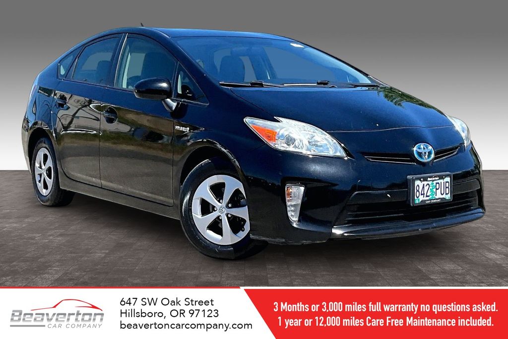 Silver 2015 Toyota Prius Two Hatchback Front-Wheel Drive Continuously Variable Transmission