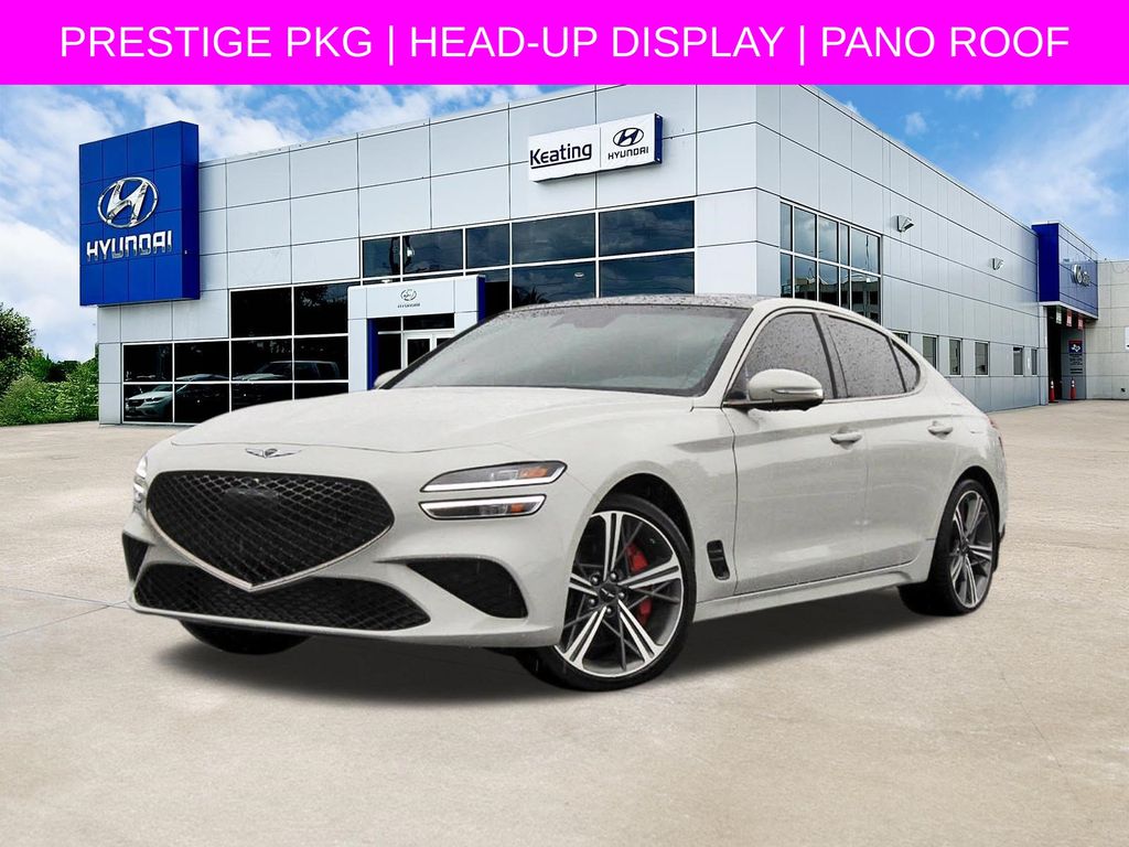 Vatna Gray 2025 Genesis G70 Sedan Rear-Wheel Drive 8-Speed Automatic