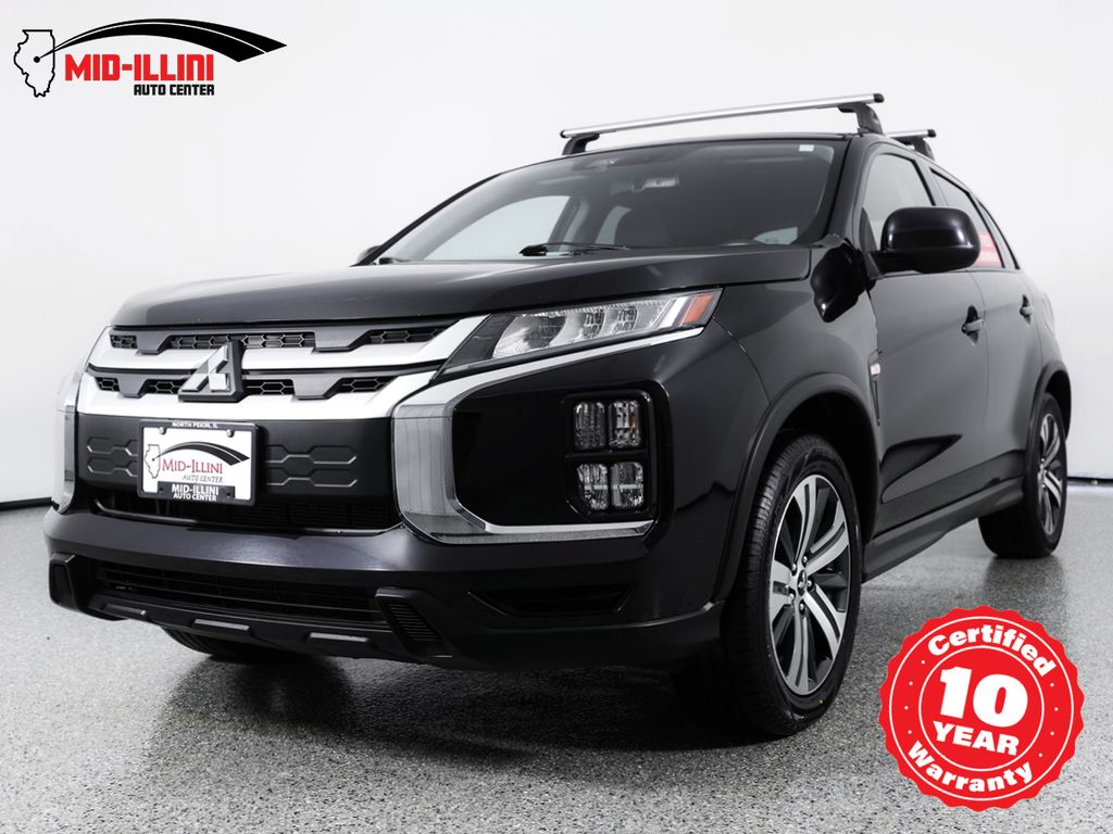 Black 2022 Mitsubishi Outlander Sport ES AWC SUV / Crossover All-Wheel Drive Continuously Variable Transmission