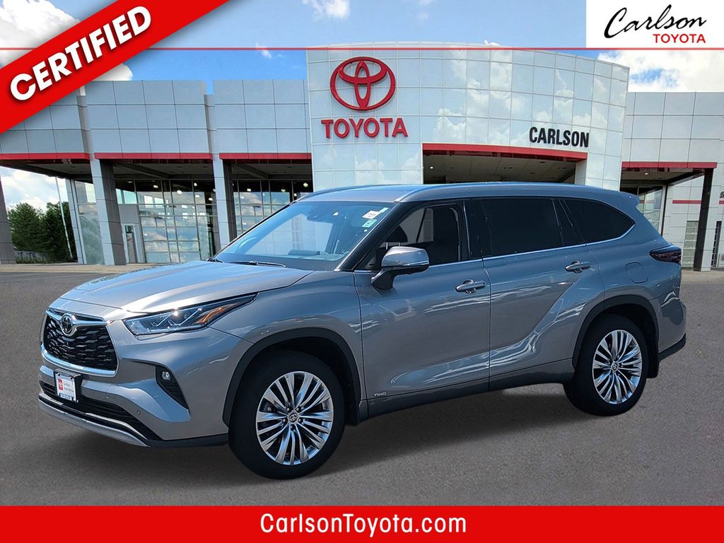 Heavy Metal 2025 Toyota Highlander Hybrid Platinum AWD SUV / Crossover All-Wheel Drive Continuously Variable Transmission