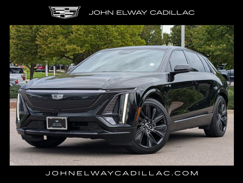 Stellar Black Metallic 2024 Cadillac LYRIQ SUV / Crossover All-Wheel Drive 1-Speed Automatic