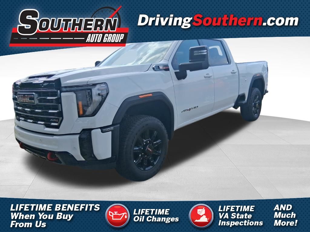 Summit White 2026 GMC Sierra 2500HD Pickup Truck Four-Wheel Drive Automatic