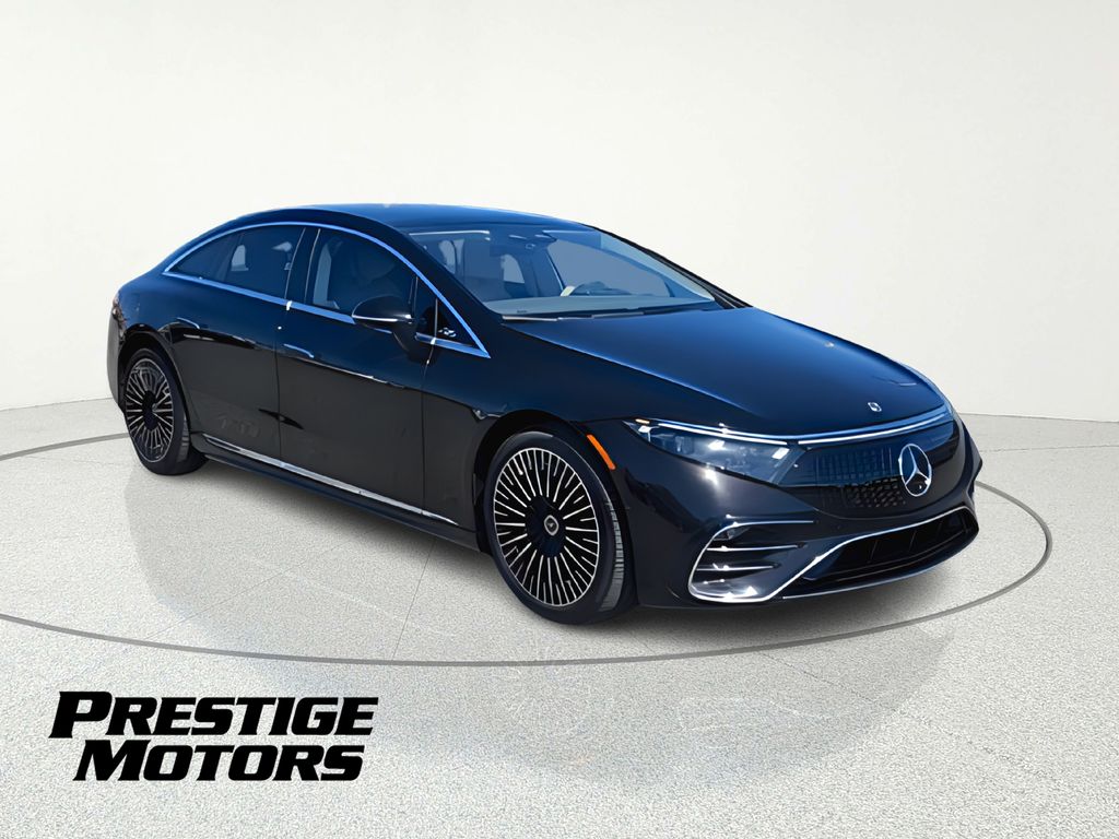 Onyx Black Metallic 2023 Mercedes-Benz EQS Sedan All-Wheel Drive 1-Speed Automatic