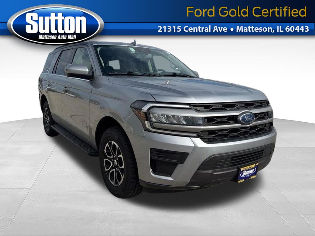 Silver Metallic 2024 Ford Expedition SUV / Crossover Four-Wheel Drive Automatic
