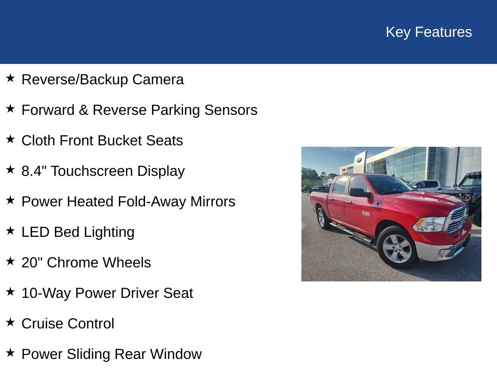 2018 Ram 1500 Big Horn Crew Cab 4x4 5'7" Box