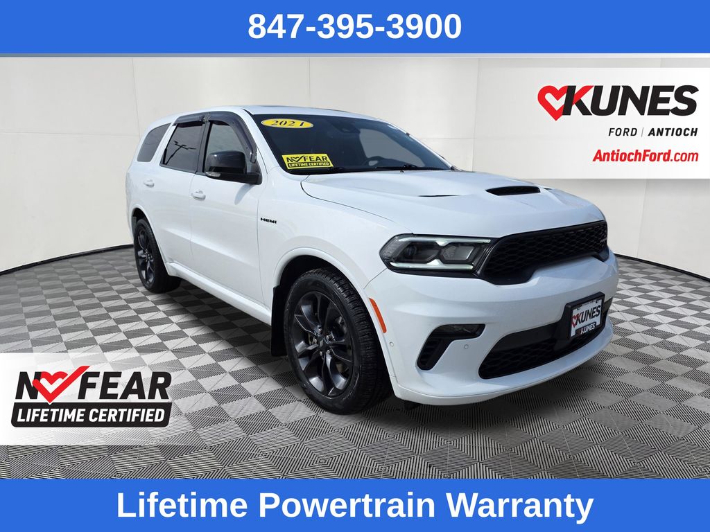 White Knuckle Clearcoat 2021 Dodge Durango SUV / Crossover All-Wheel Drive 8-Speed Automatic