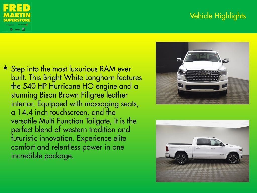 new 2026 Ram 1500 car, priced at $71,785
