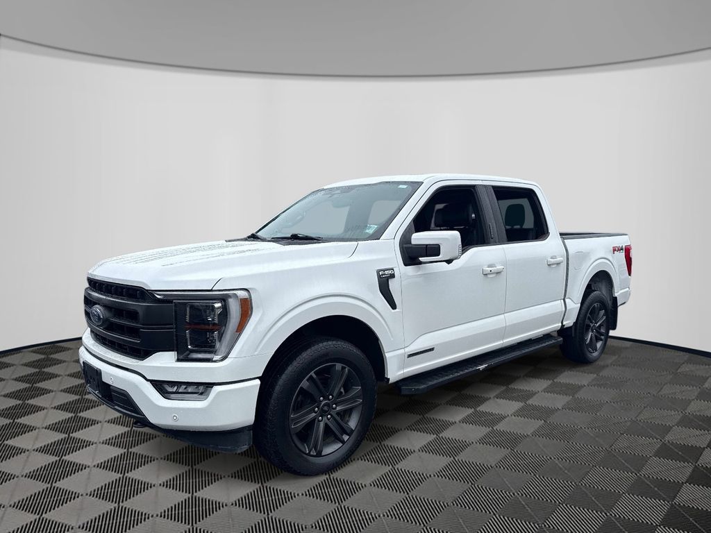 White Metallic 2023 Ford F-150 Pickup Truck Four-Wheel Drive Automatic
