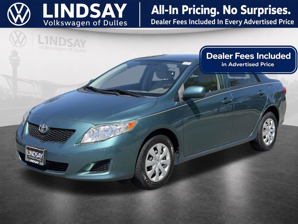 Capri Sea Metallic 2010 Toyota Corolla Sedan Front-Wheel Drive 4-Speed Automatic