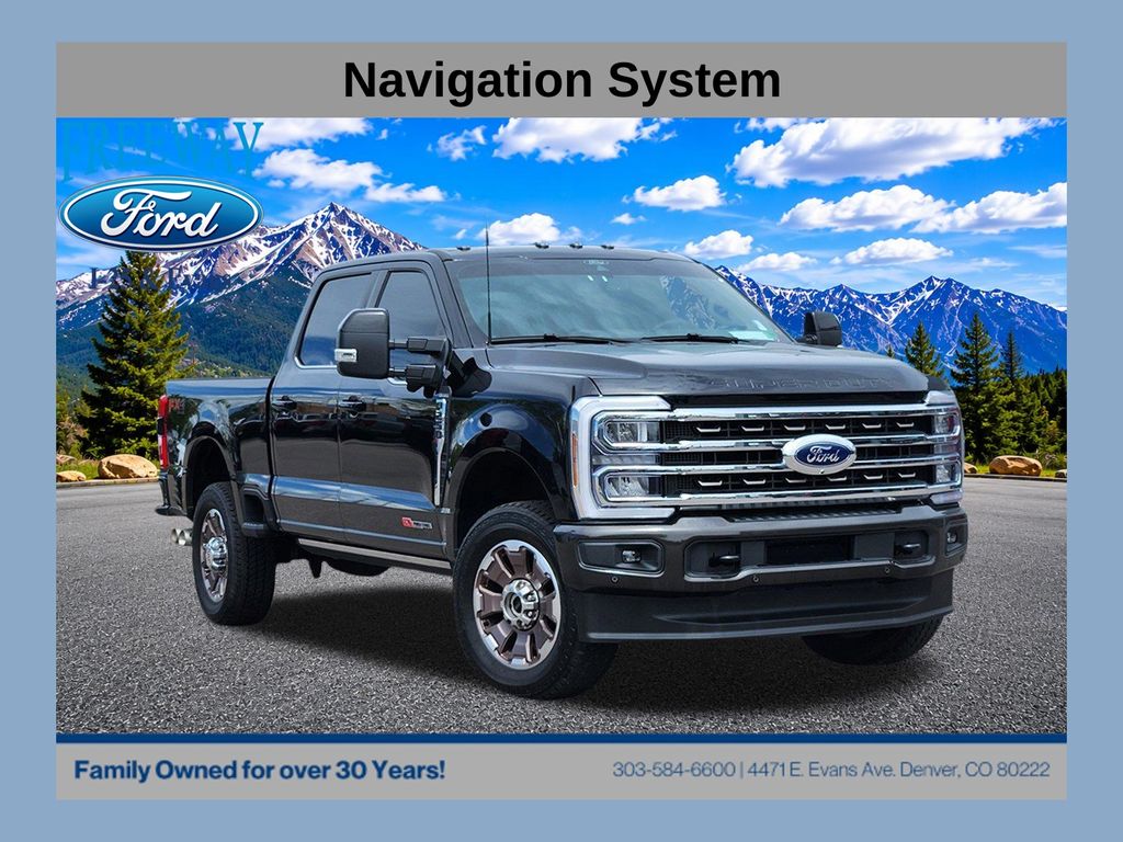 Agate Black Metallic 2025 Ford F-250 Super Duty Pickup Truck Four-Wheel Drive Automatic