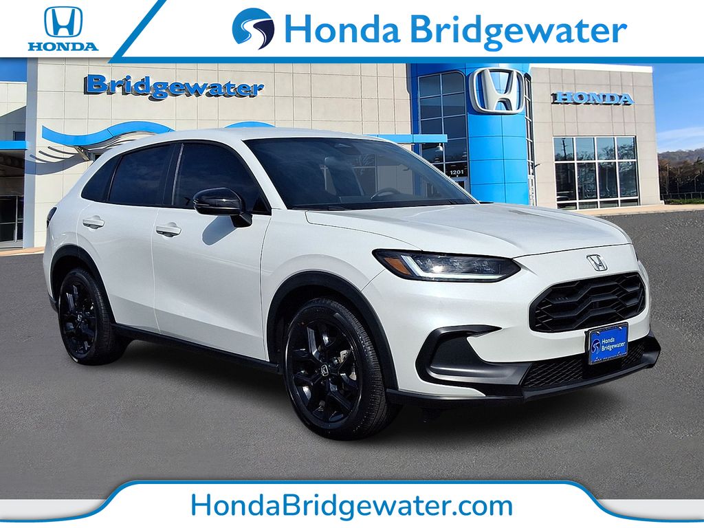 White 2023 Honda HR-V Sport AWD SUV / Crossover All-Wheel Drive Continuously Variable Transmission