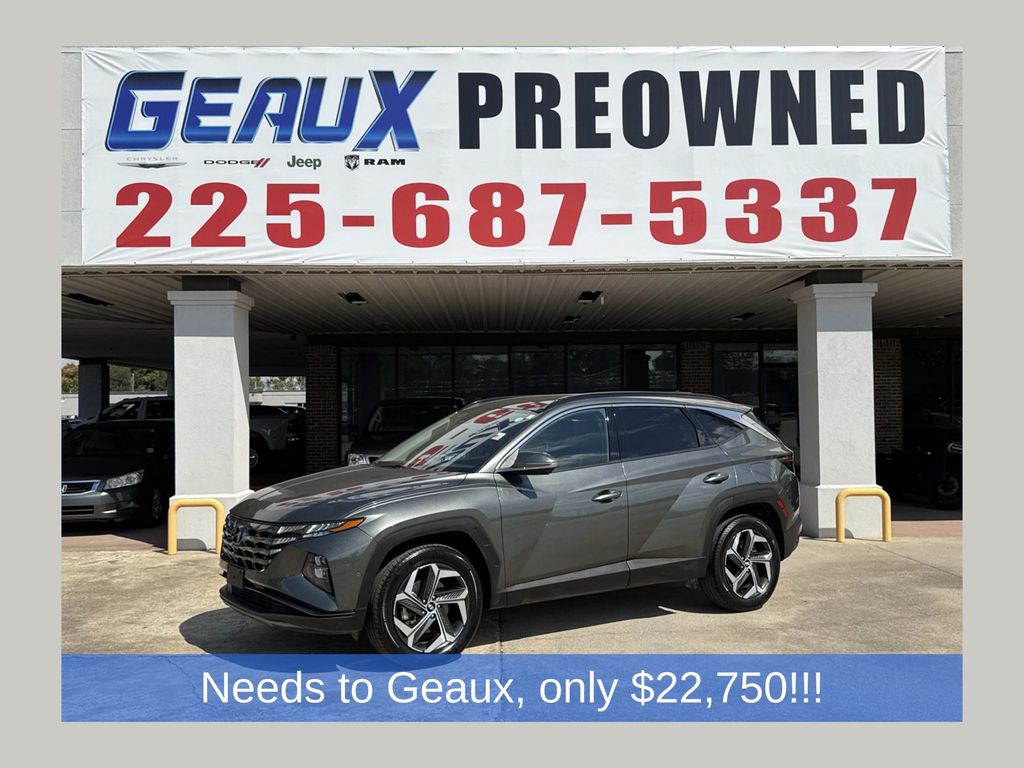 Amazon Gray 2023 Hyundai Tucson Limited AWD SUV / Crossover All-Wheel Drive 8-Speed Automatic