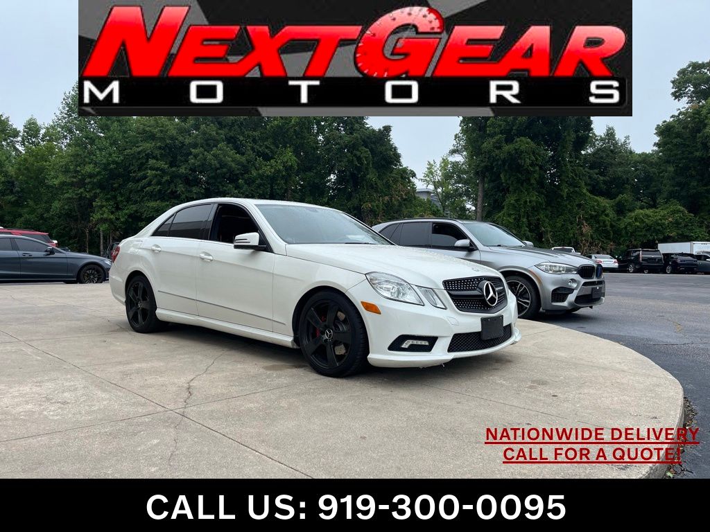 White 2011 Mercedes-Benz E-Class Sedan 7-Speed Automatic