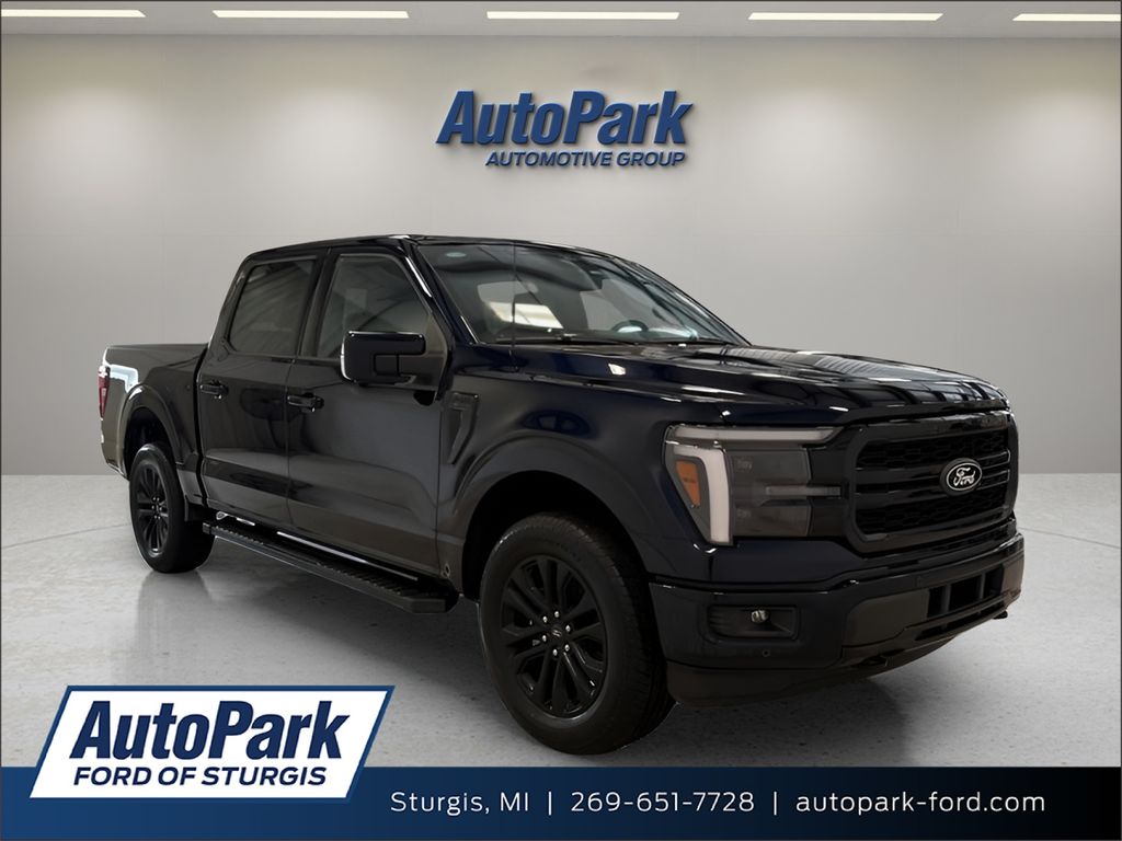 Antimatter Blue Metallic 2025 Ford F-150 Pickup Truck Four-Wheel Drive Automatic