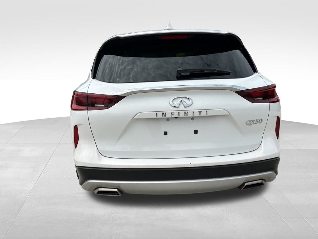 2023 Lunar White INFINITI QX50 PURE FWD SUV