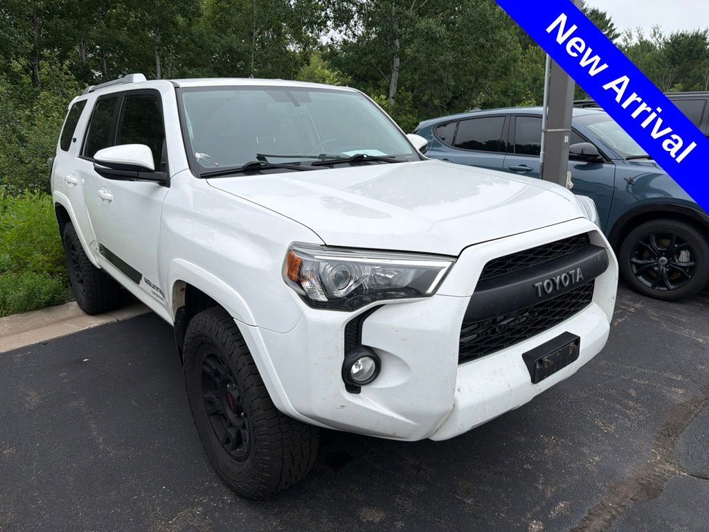 Super White 2017 Toyota 4Runner SUV / Crossover Four-Wheel Drive 5-Speed Automatic Overdrive