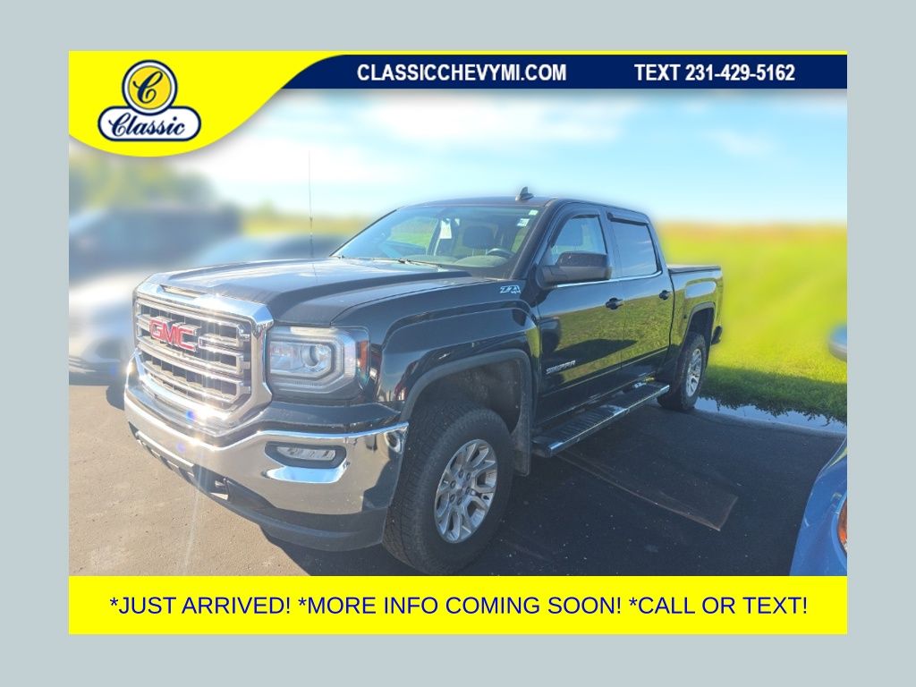 Black 2017 GMC Sierra 1500 Pickup Truck Four-Wheel Drive 6-Speed Automatic Overdrive