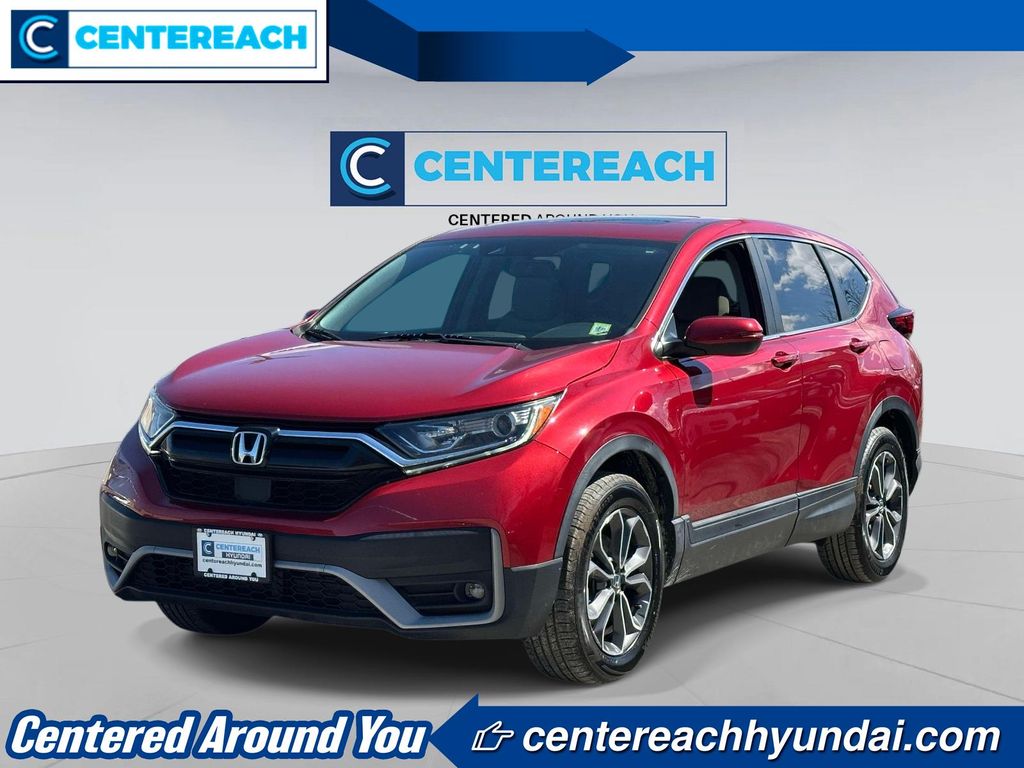Red 2021 Honda CR-V EX AWD SUV / Crossover All-Wheel Drive Continuously Variable Transmission