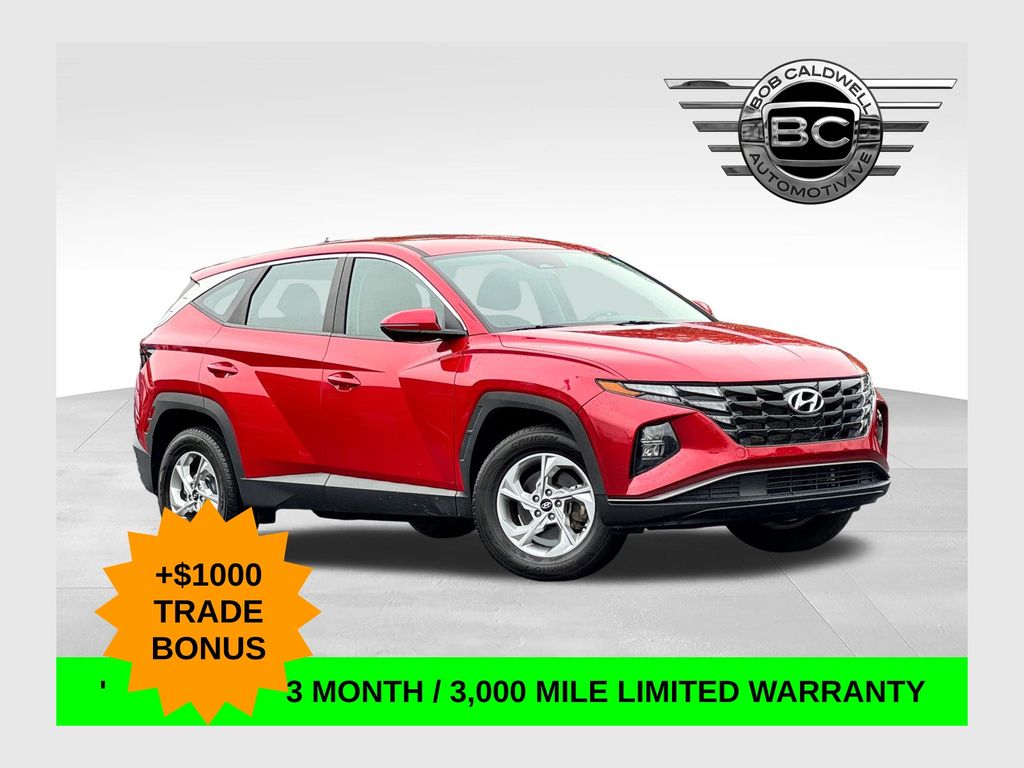 Calypso Red 2022 Hyundai Tucson SUV / Crossover All-Wheel Drive 8-Speed Automatic