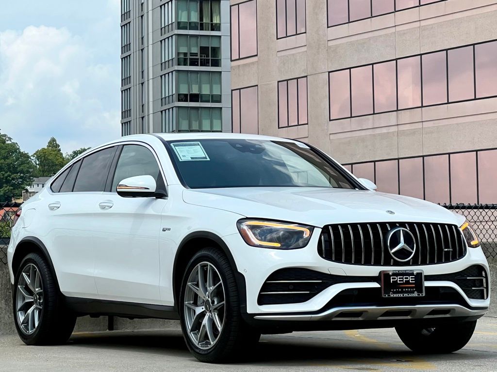 Polar White 2023 Mercedes-Benz GLC Coupe All-Wheel Drive 9-Speed Automatic