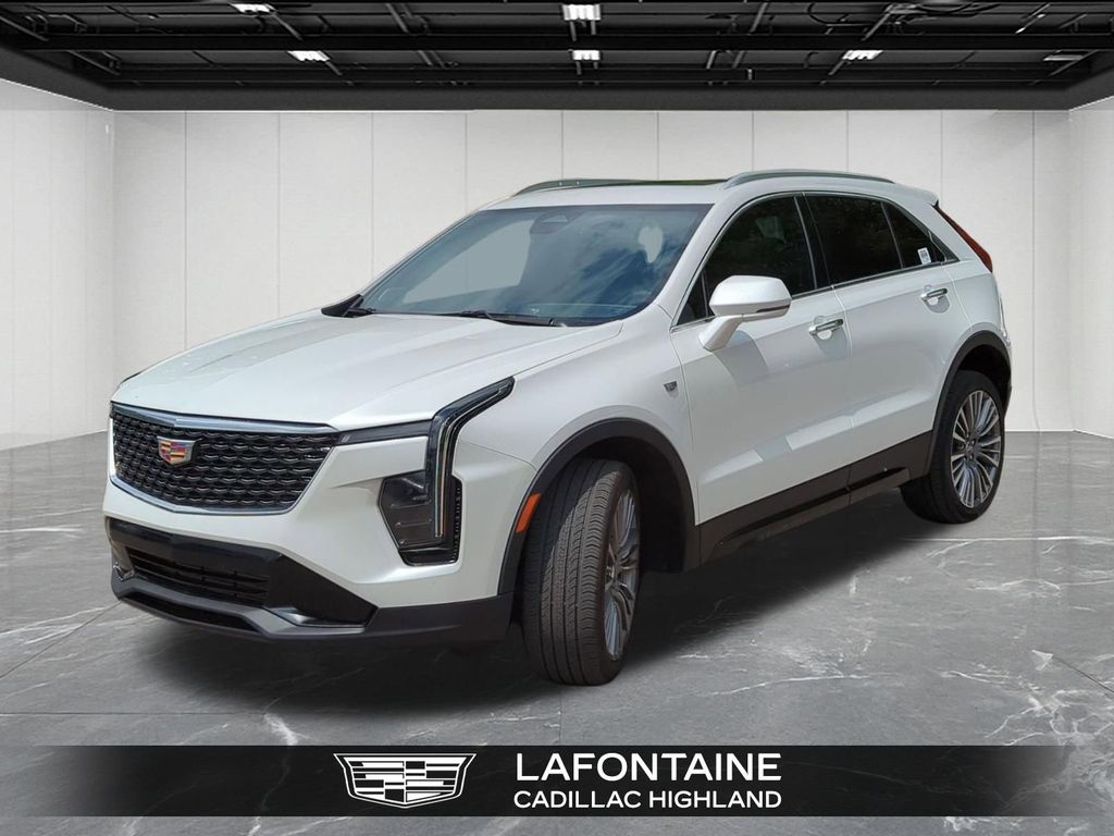 Crystal White 2024 Cadillac XT4 Premium Luxury AWD SUV / Crossover Four-Wheel Drive 9-Speed Automatic