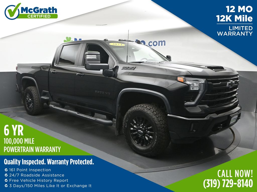 Black 2024 Chevrolet Silverado 3500HD Pickup Truck Four-Wheel Drive Automatic