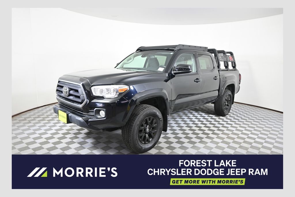 Midnight Black Metallic 2020 Toyota Tacoma Pickup Truck Four-Wheel Drive 6-Speed Automatic