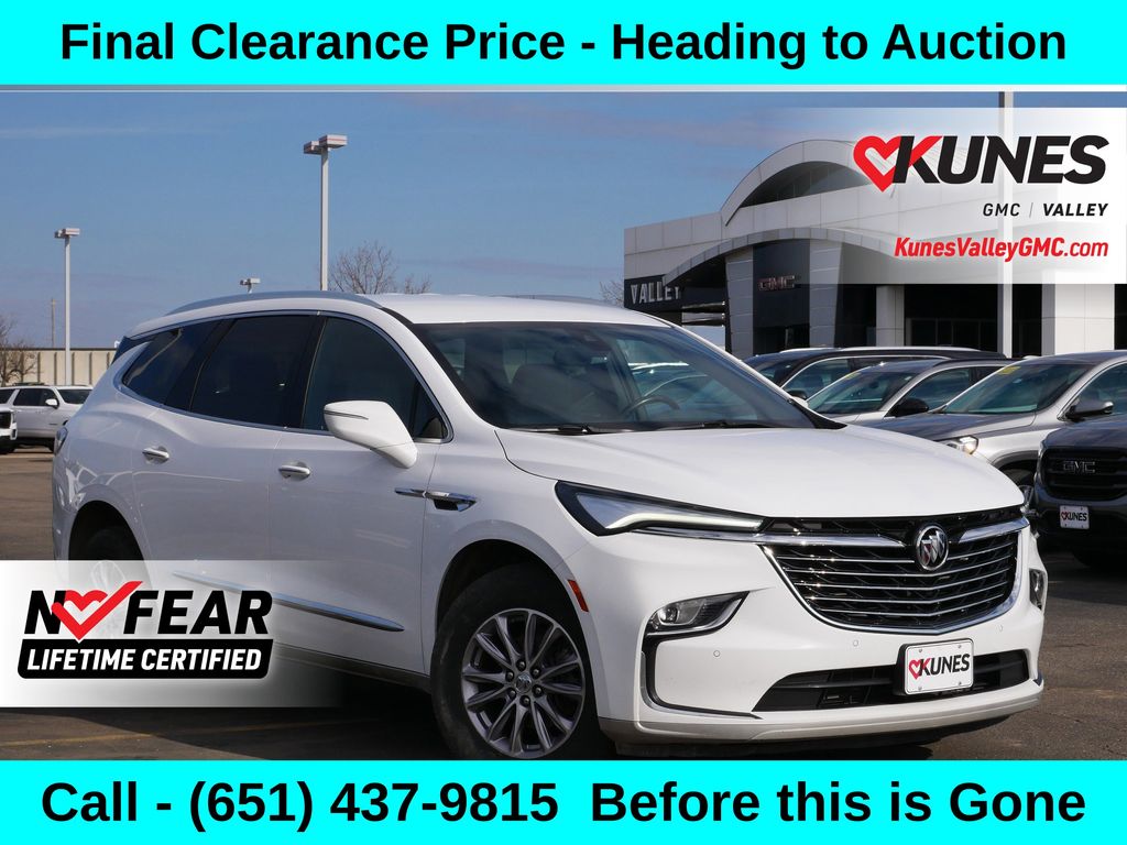 Summit White 2023 Buick Enclave SUV / Crossover Four-Wheel Drive 9-Speed Automatic