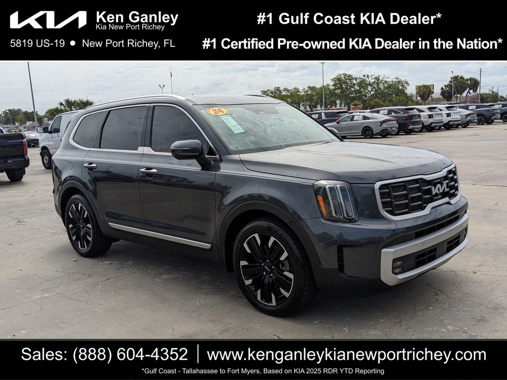 Gravity Gray 2024 Kia Telluride SX-Prestige AWD SUV / Crossover All-Wheel Drive 8-Speed Automatic