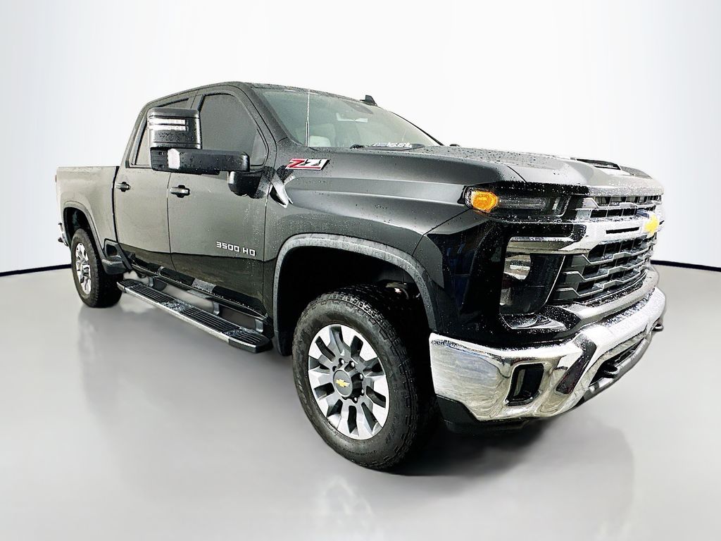 Black 2024 Chevrolet Silverado 3500HD Pickup Truck Four-Wheel Drive Automatic