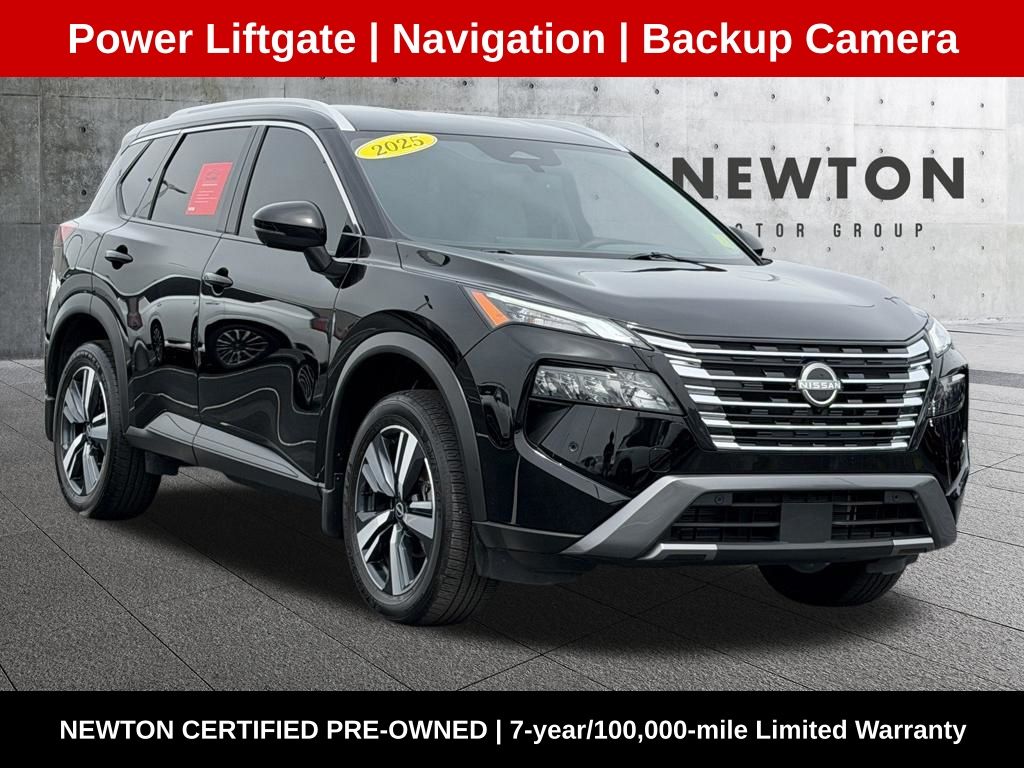 Super Black 2025 Nissan Rogue SUV / Crossover Front-Wheel Drive Continuously Variable Transmission