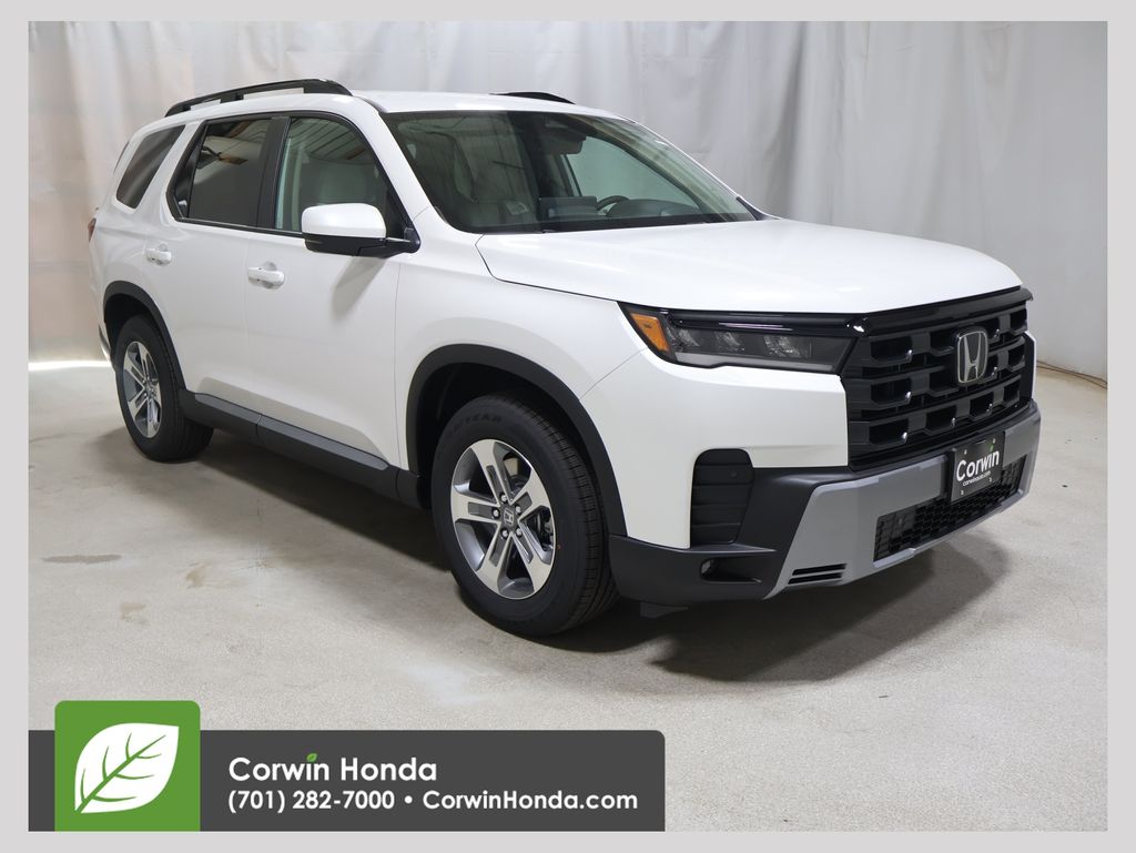 Platinum White Pearl 2026 Honda Pilot EX-L AWD SUV / Crossover All-Wheel Drive Automatic