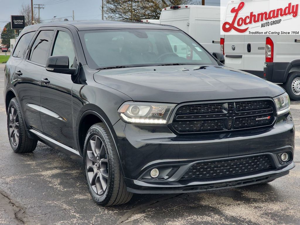 DB Black Crystal Clearcoat 2017 Dodge Durango R/T AWD SUV / Crossover All-Wheel Drive 8-Speed Automatic