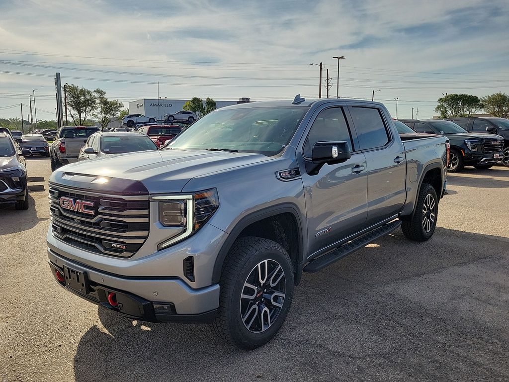 2026 GMC Sierra 1500 AT4 Silver at Brown Buick GMC