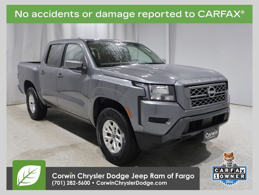 Gray (Gun Metallic) 2024 Nissan Frontier Pickup Truck Four-Wheel Drive 9-Speed Automatic Overdrive