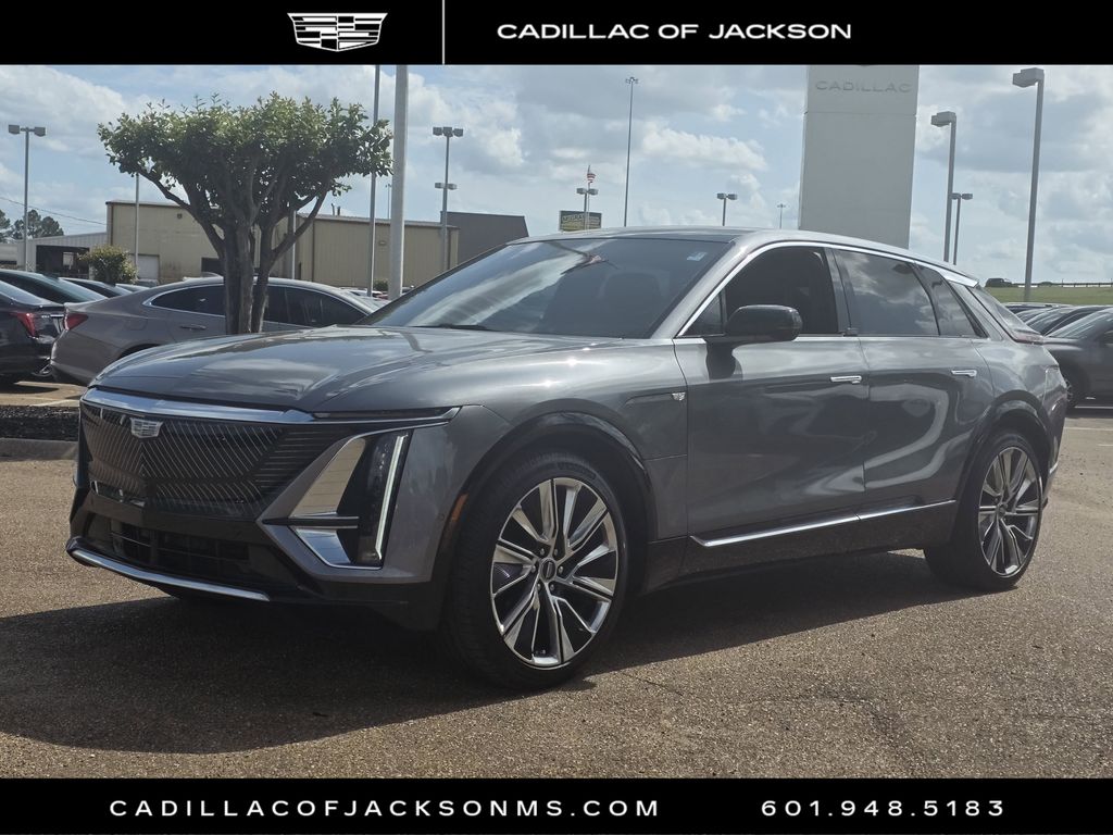Gray (Satin Steel Metallic) 2023 Cadillac LYRIQ Luxury RWD SUV / Crossover Rear-Wheel Drive 1-Speed Automatic